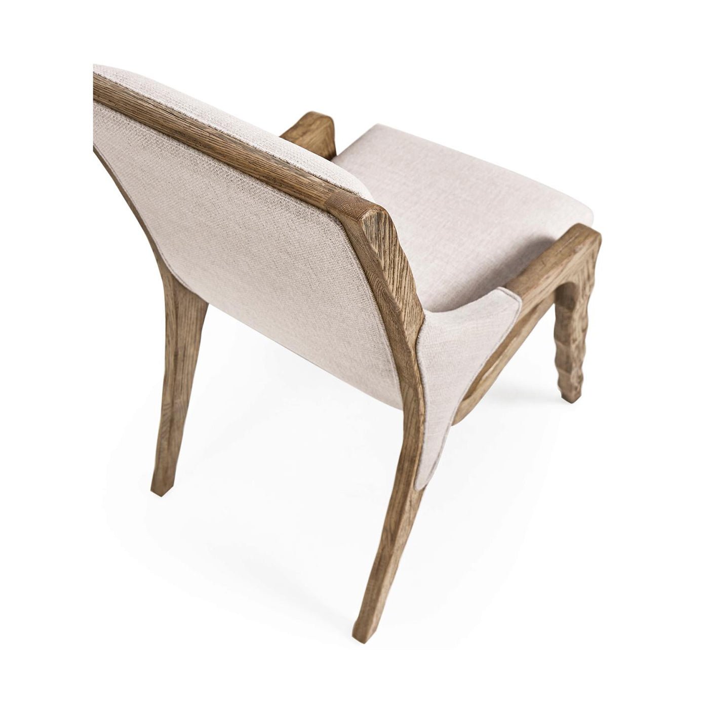 Rustic Western Upholstered Side Chair - English Georgian America
