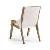 Rustic Western Upholstered Side Chair - English Georgian America