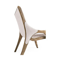 Rustic Western Upholstered Side Chair - English Georgian America