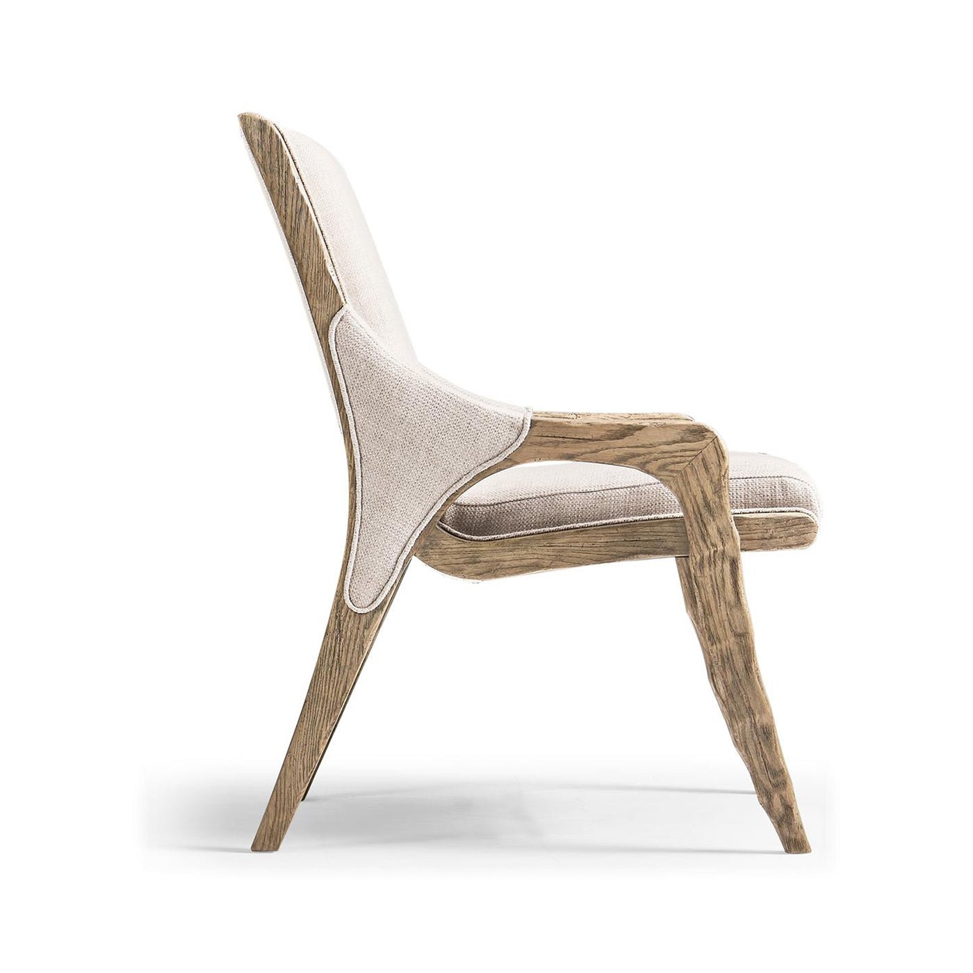 Rustic Western Upholstered Side Chair - English Georgian America