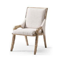Rustic Western Upholstered Side Chair - English Georgian America