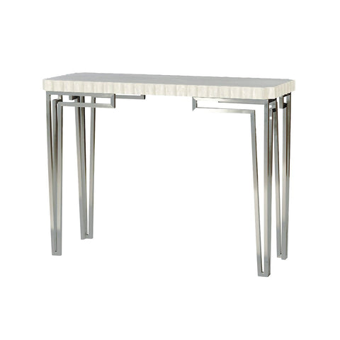 Scalloped Art Deco Console Table