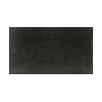 Top view of black sculptural modern side table.