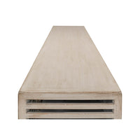 Top view of the sideboard's smooth surface.