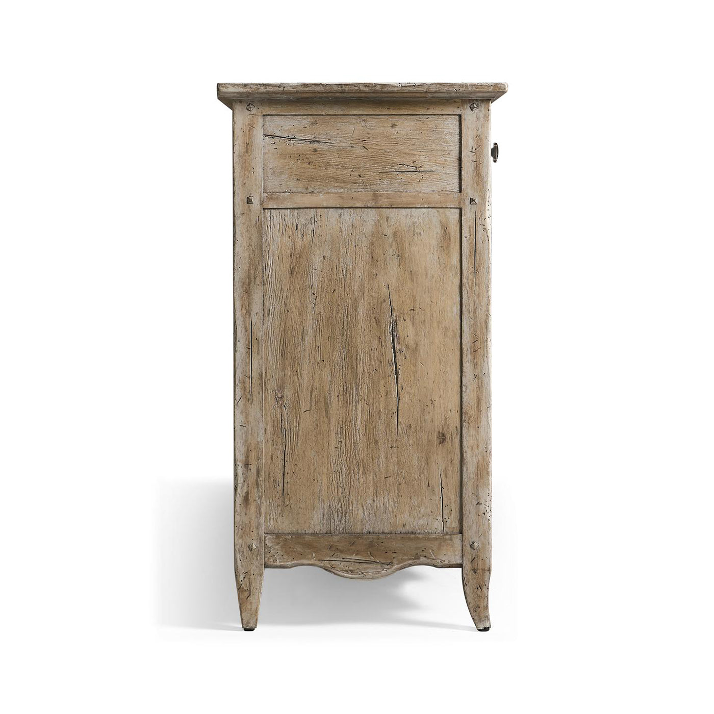 Side view of French Provincial sideboard.