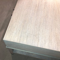 Close-up of textured gray surface on side table