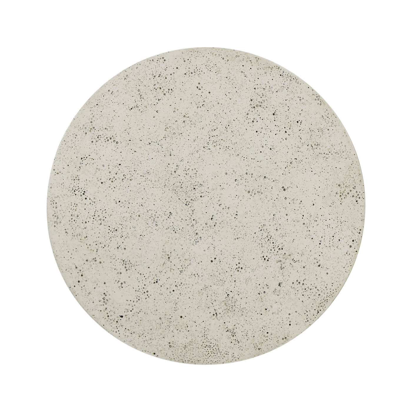 Top view of the accent table surface