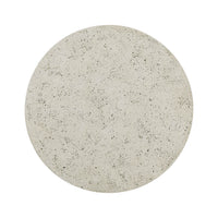 Top view of the accent table surface