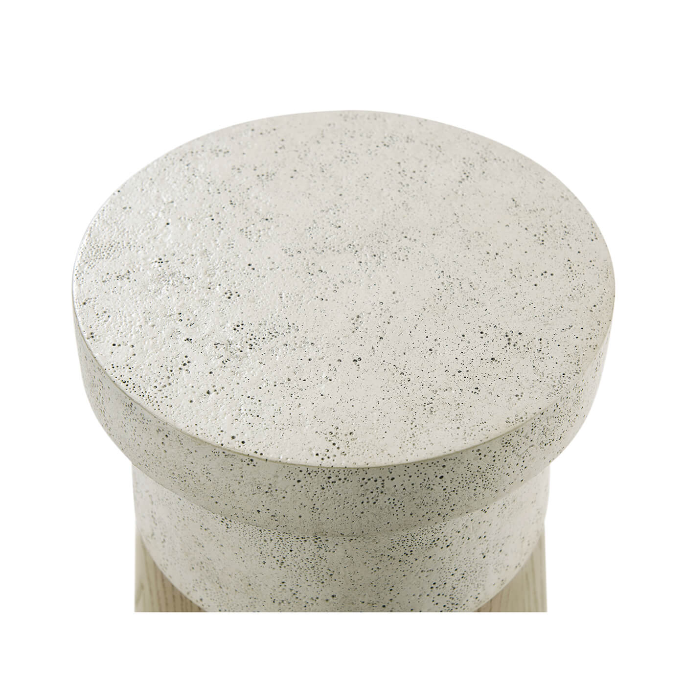 Close-up texture of accent table top