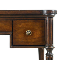French Louis XVI desk, drawer detail