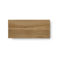 Top view of cabinet showing smooth fruitwood surface.