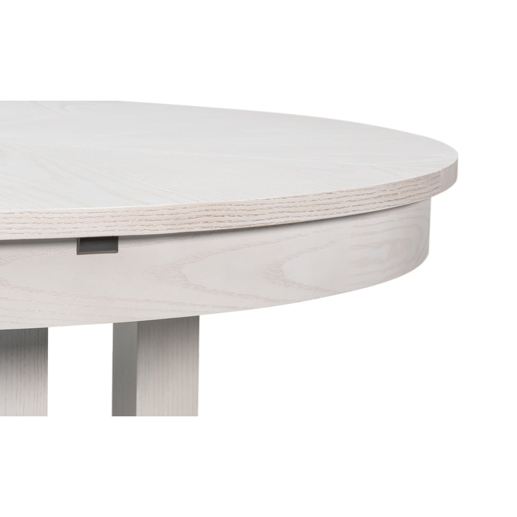 Detail of Jupe dining table edge and finish.