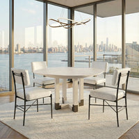 Jupe dining table set in stylish dining room.