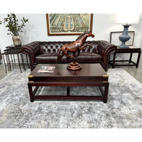 Tufted Leather Chesterfield Sofa