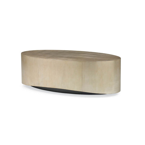 Sparkle Modern Oval Coffee Table