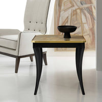 End table in stylish modern room setting.