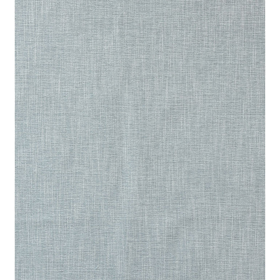 Close-up fabric texture of the sky blue ottoman.