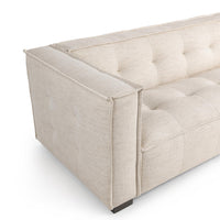 Tailored Upholstered Sofa - Beige, view 4