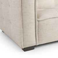 Tailored Upholstered Sofa - Beige, view 5