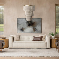 Tailored Upholstered Sofa - Beige, view 8