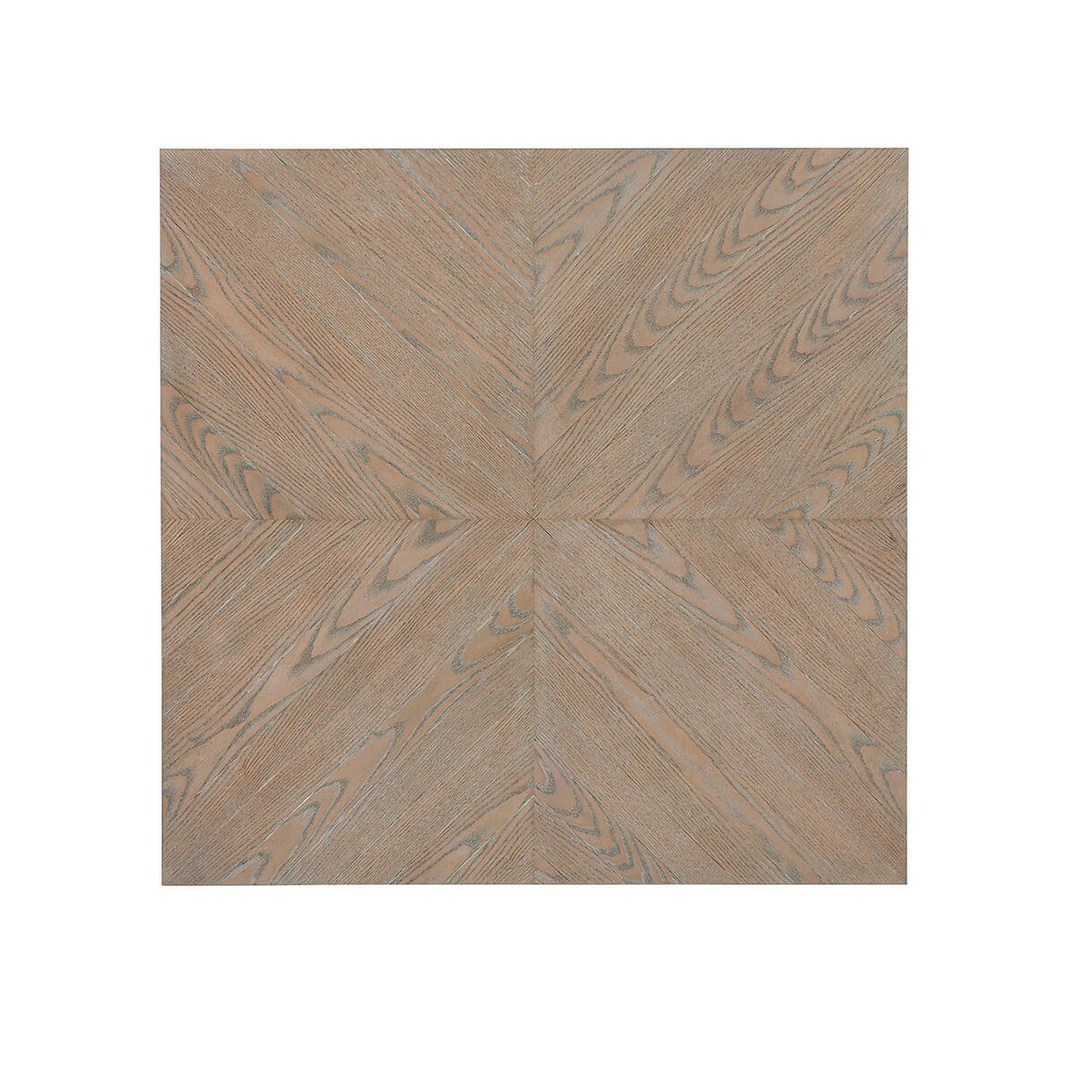 Tapered ash coffee table, top detail.