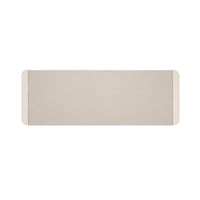 Top view of three-drawer modern dresser surface.