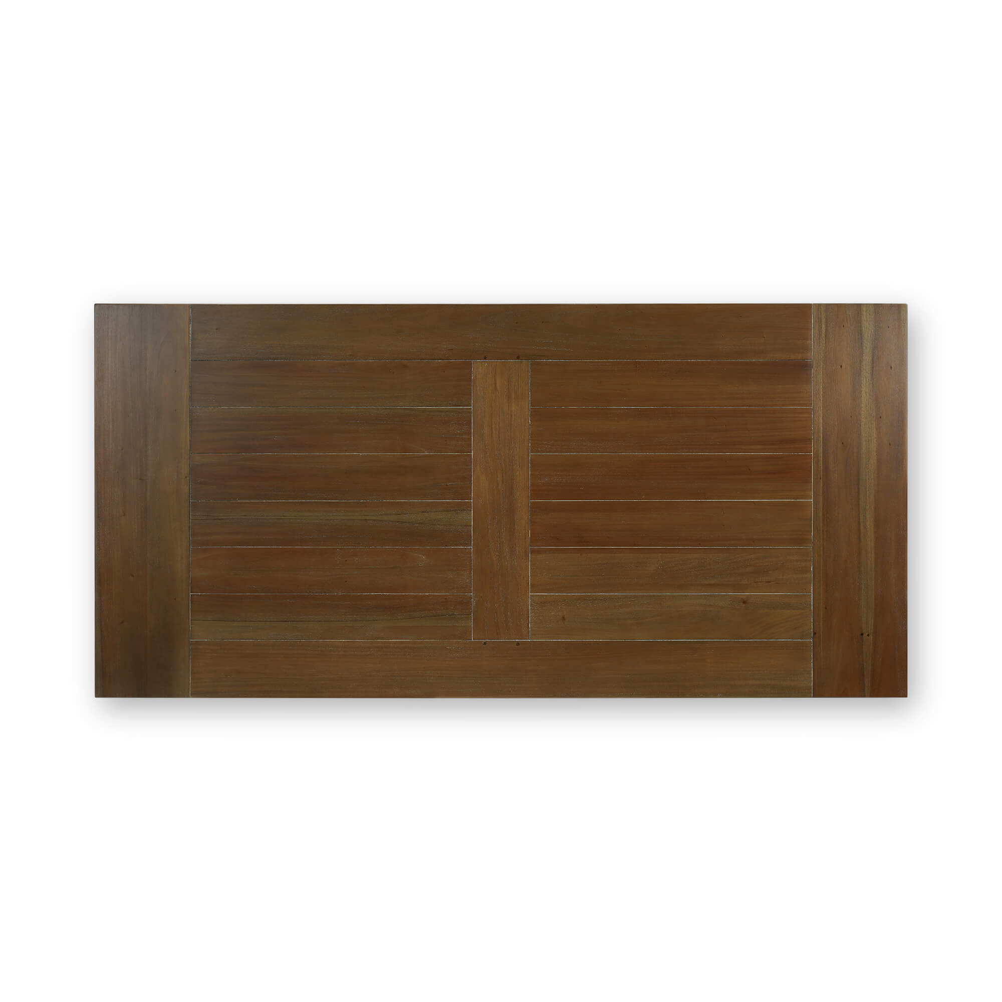 Top view of table surface design.