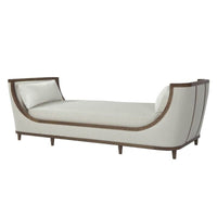 Transitional Ventana Daybed angled view with cushions.