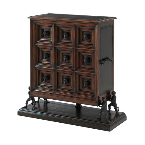 Unusual 19th Century Style Italian Chest