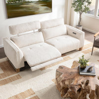 Upholstered Reclining Sofa with Removable Cushions, view 7