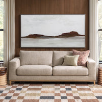 Upholstered Sofa with Deep Cushions - Bisque, view 8