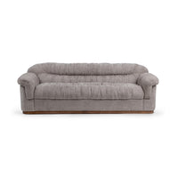 Upholstered Sofa with Ruched Cushions