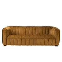 Upholstered Sofa with Sculptural Arms