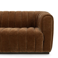 Velvet Sofa with Channel Back - Bronze, view 6
