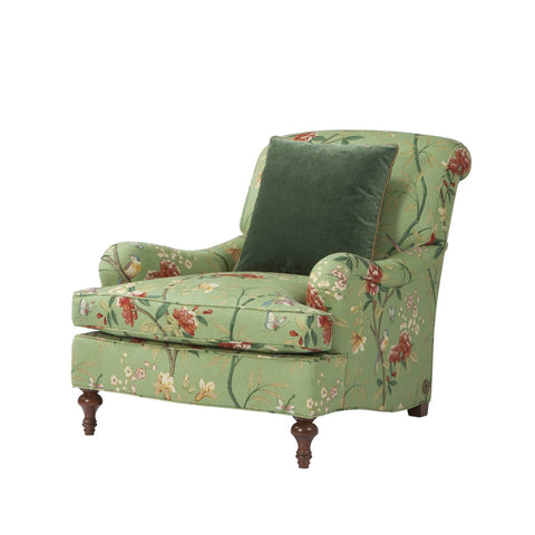 Victorian Style Upholstered Armchair