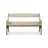 Vintage Farmhouse Bench - English Georgian America