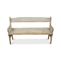 Vintage Farmhouse Bench - English Georgian America