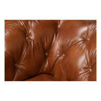 Vintage style Chesterfield sofa, tufting detail.