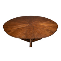 Warm Brown Oak Expanding Jupe Dining Table - 71