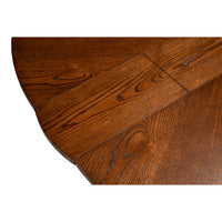 Warm Brown Oak Expanding Jupe Dining Table - 71