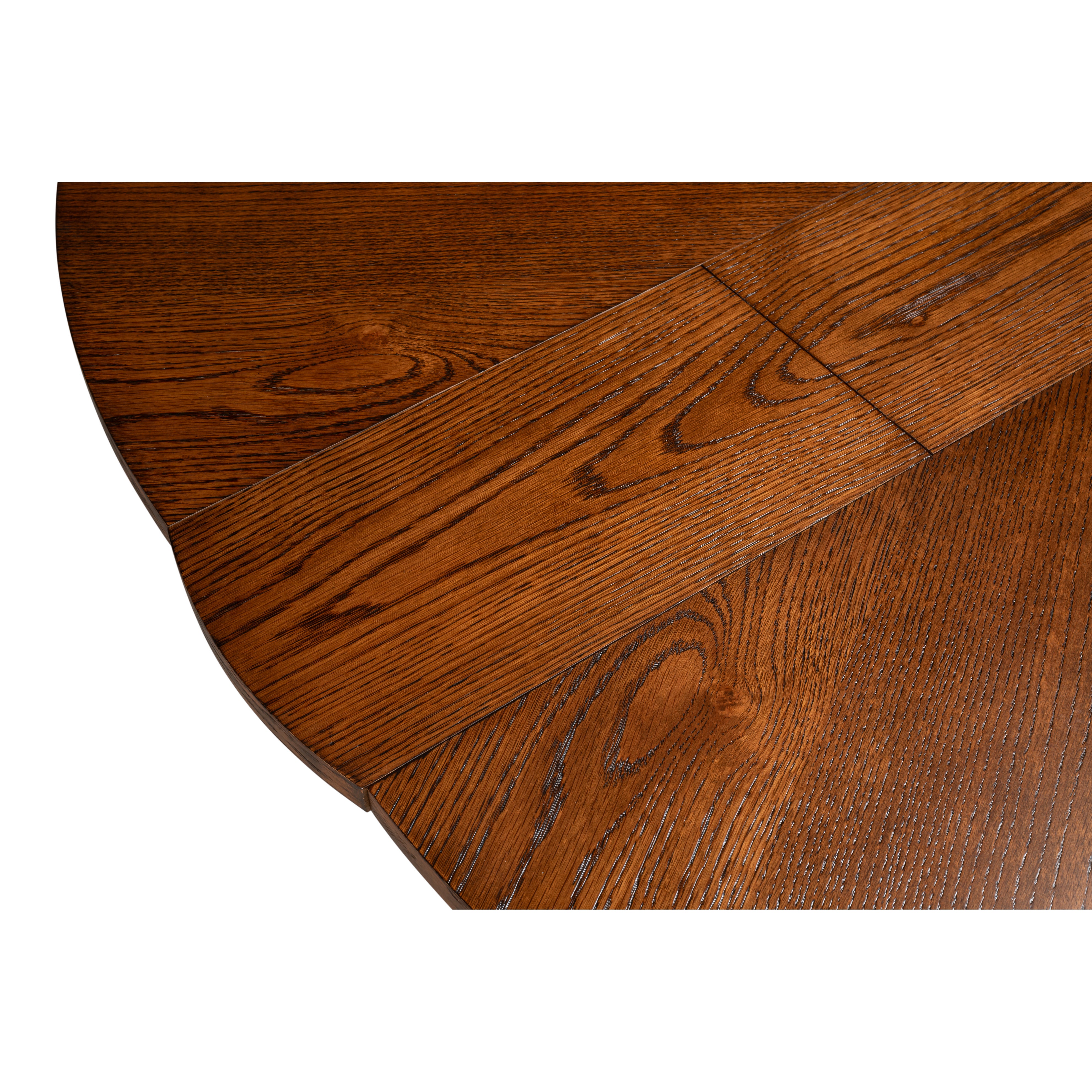 Warm Brown Oak Expanding Jupe Dining Table - 71" - additional view