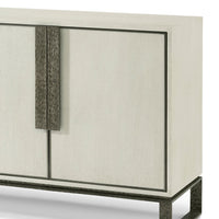 Close-up of right side, cabinet handle and texture