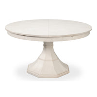 White Oak Expanding Jupe Dining Table - 85 1/2