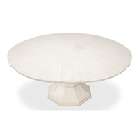 White Oak Expanding Jupe Dining Table - 85 1/2