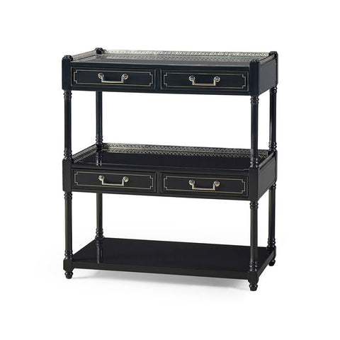 Wide Painted Etagere