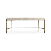 Front view of Organic Modern Madrona Desk.