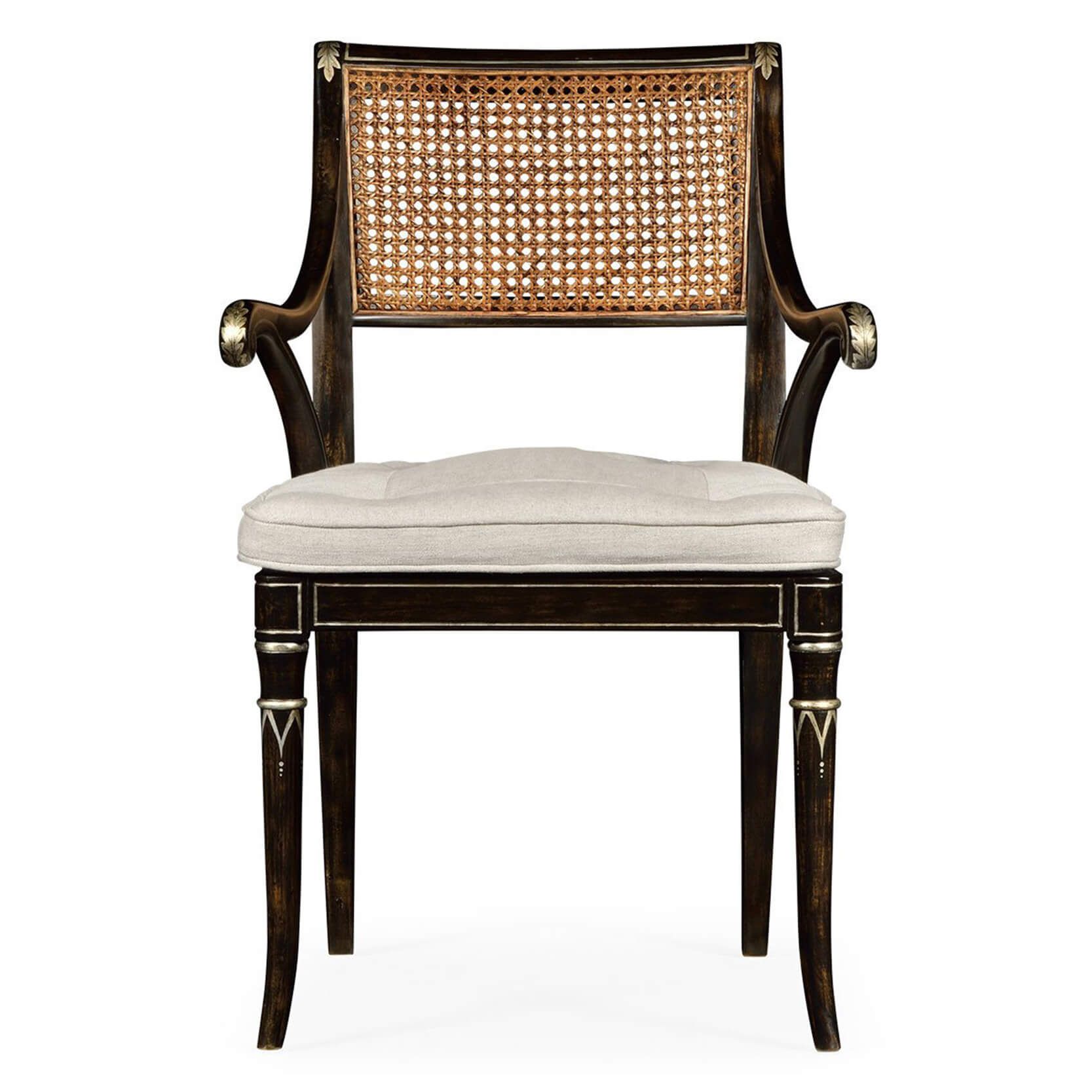 Regency Style Painted Armchair - English Georgian America