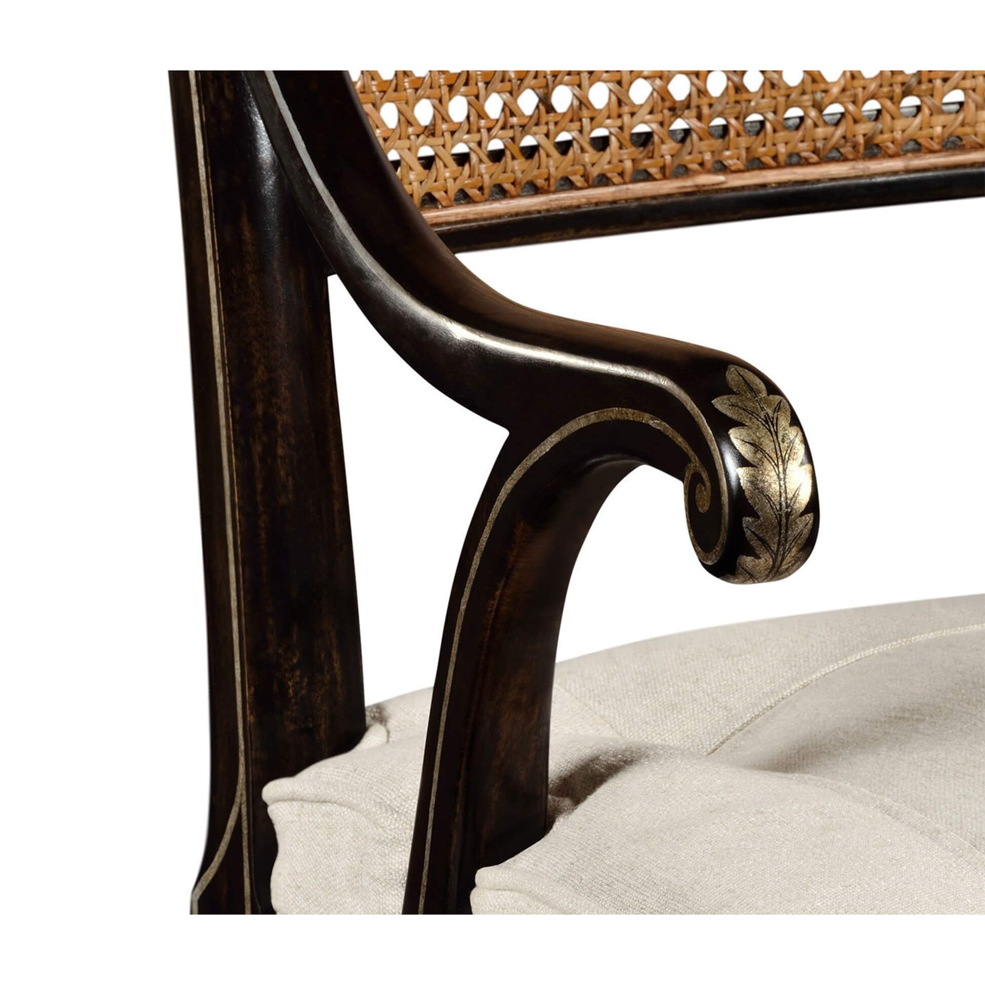 Regency Style Painted Armchair - English Georgian America