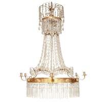 Swedish Crystal Chandelier - English Georgian America